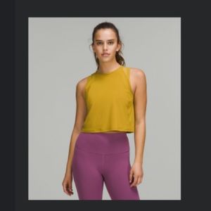 Lululemon Sculpt Cropped Tank Top Size 8